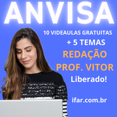 [Curso de Redação Gratuito  ANVISA 2023 - Prof. Vitor Barbosa]